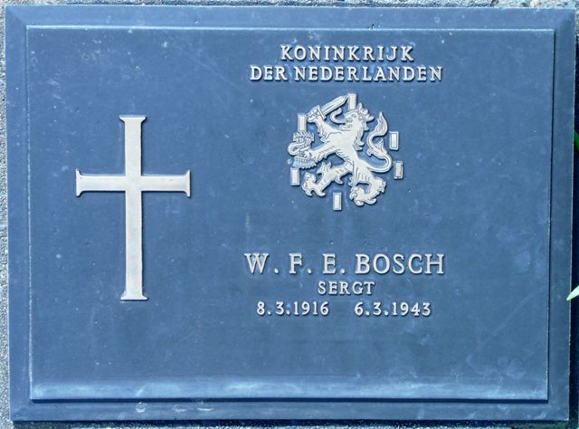 Afbeelding van graf of monument van Willem Frederik Eberhard Bosch