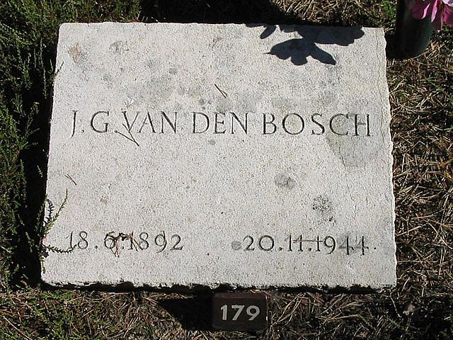 Afbeelding van graf of monument van Jacobus Gerrit van den Bosch