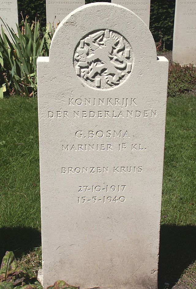 Afbeelding van graf of monument van Gerard Bosma