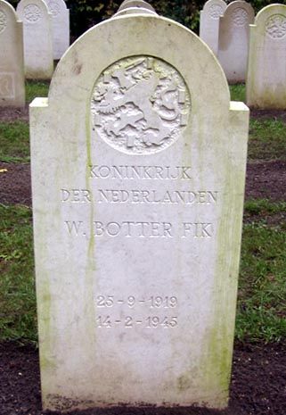Afbeelding van graf of monument van Willem Botter Fik