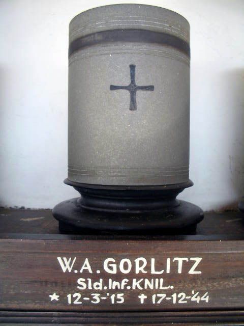 Afbeelding van graf of monument van Willem Adriaan Gorlitz